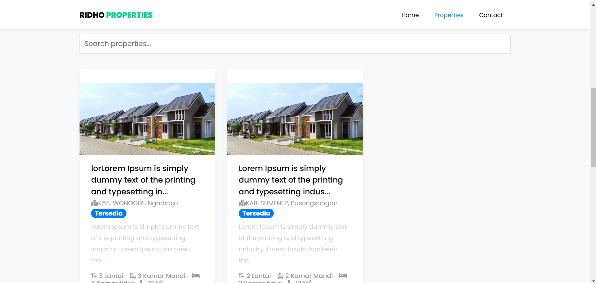 Web Property - Jual Beli Rumah